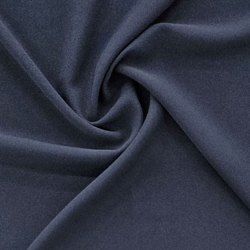 MHC WORLD DOUBLE MOSS CREPE Navy Double  Moss Crepe 150cm