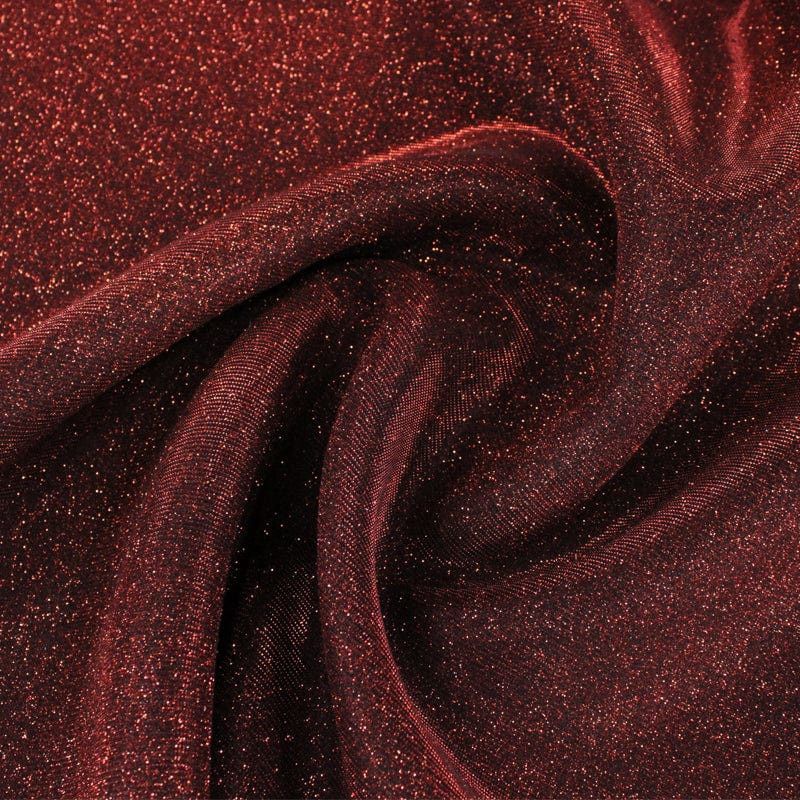 MHC World Dress Fabrics Maroon Sandwich Scuba Limelight Fabric 150 cm