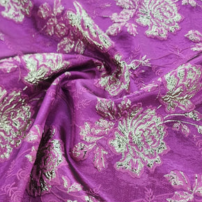 MHC World Dress Fabrics Rosa Brocade Fabric Cerise 150cm (7400712077401)