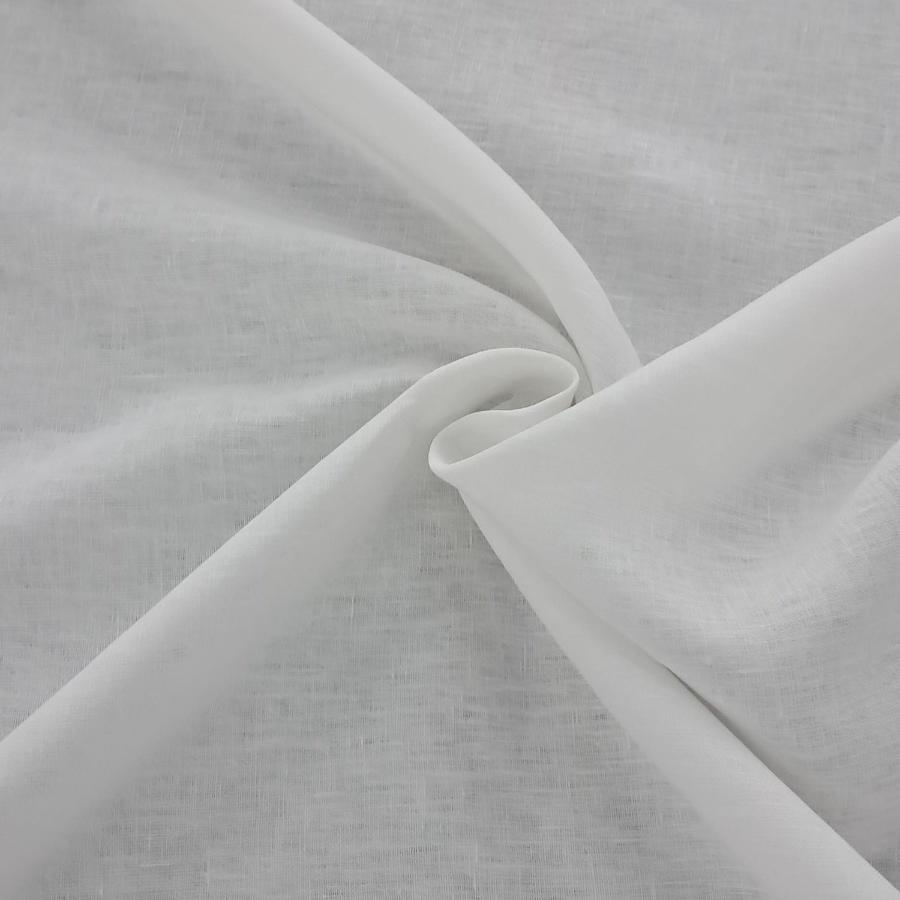 MHC World Dress Fabrics White Puro Lino 100% Linen (7784540340313)