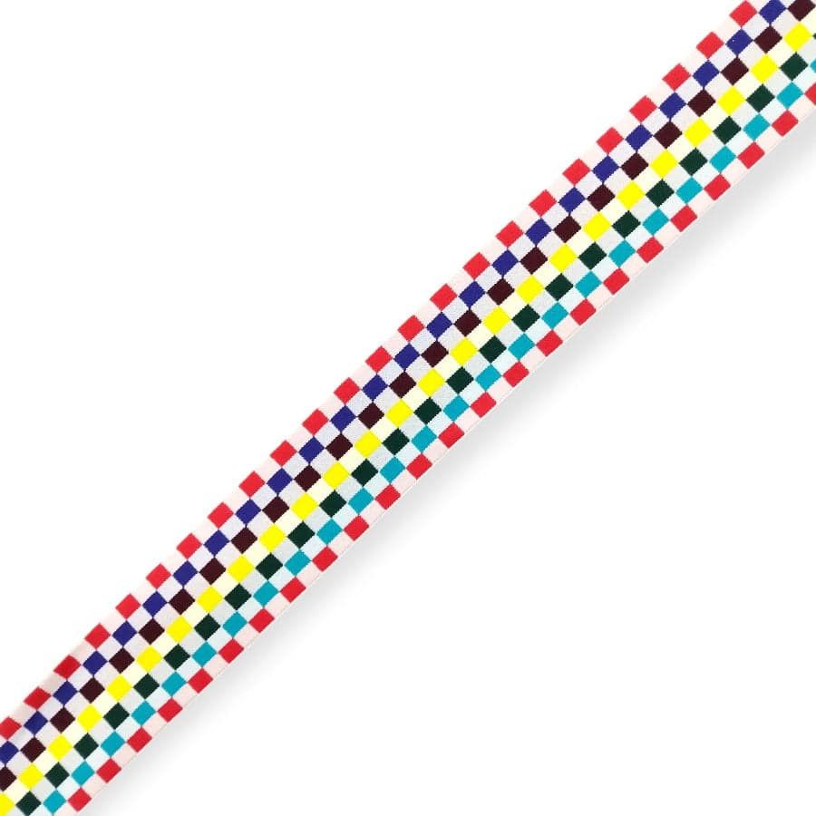 MHC WORLD Elastic Maroon Printed Jaq Elastic 50mm Jep