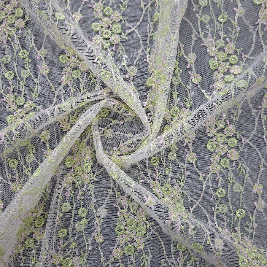MHC WORLD EMB Laces Mint Embroidery Laces