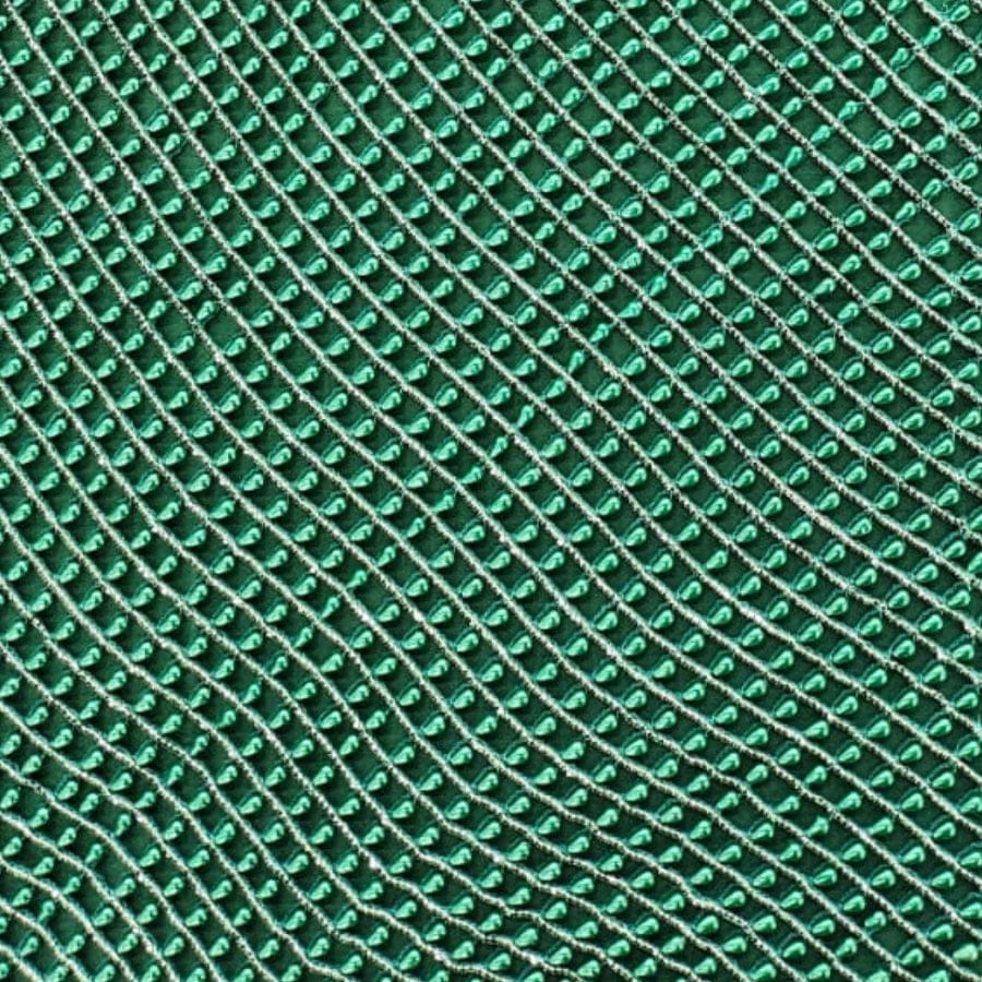 MHC WORLD Exclusive Hand Beaded Bottle Green Exclusive Hand Beaded Lace 140cm