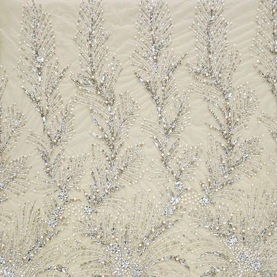 MHC WORLD Exclusive Hand Beaded Champagne Exclusive Hand Beaded Lace 140cm