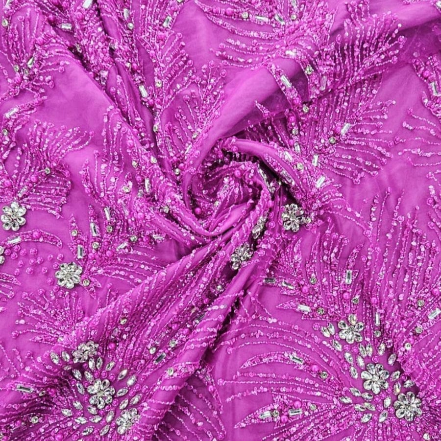 MHC WORLD Exclusive Hand Beaded Exclusive Hand Beaded Lace 140cm