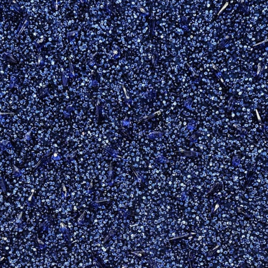 MHC WORLD Exclusive Hand Beaded Navy Exclusive Hand Beaded Lace 140cm