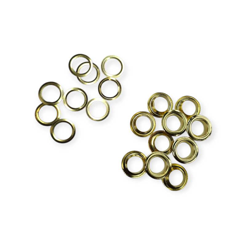 MHC WORLD eyelet rings Gold Eyelets With Washers 14mm