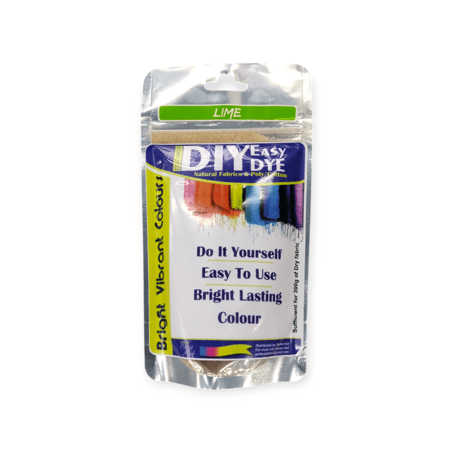 MHC WORLD Fabric Dye Lime DIY Easy Natural Fabric And Poly/Cotton Dye