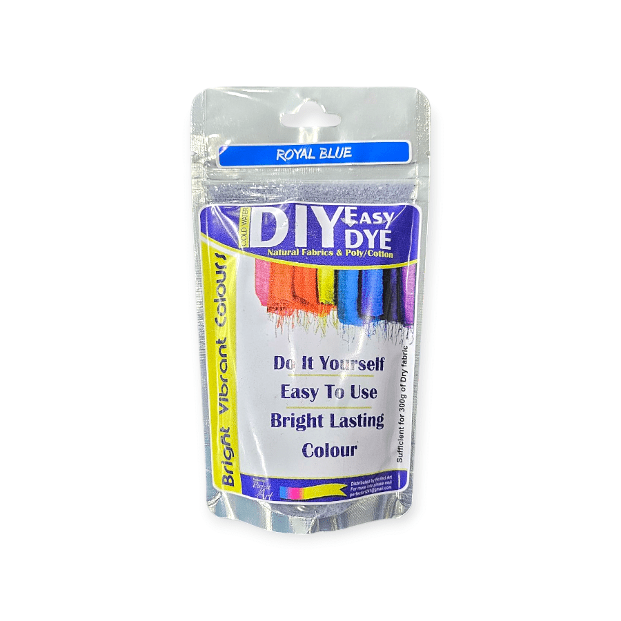 MHC WORLD Fabric Dye Royal Blue DIY Easy Natural Fabric And Poly/Cotton Dye
