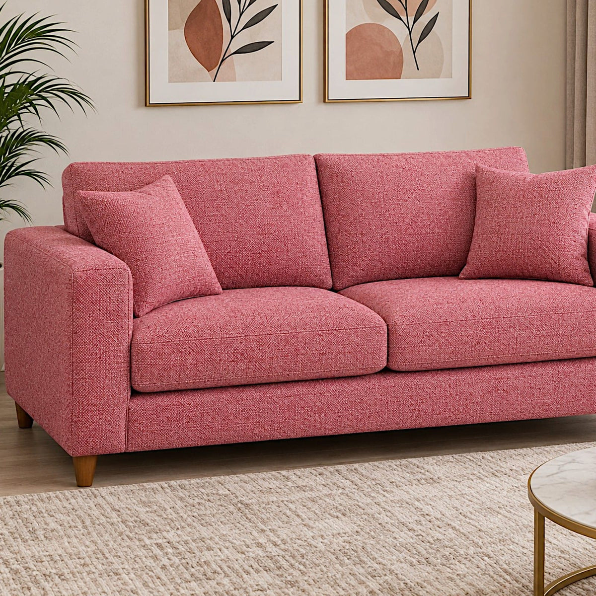 MHC World Fabric Fabric Upholstery Aran Pink 140 cm