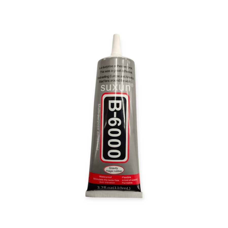 MHC WORLD Fabric Glue B‑6000 Clear Multi‑Purpose Adhesive 110ml