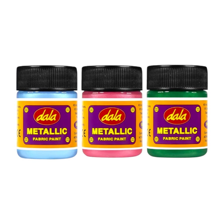 MHC WORLD Fabric Paint Dala Metallic Fabric Paint 50ml