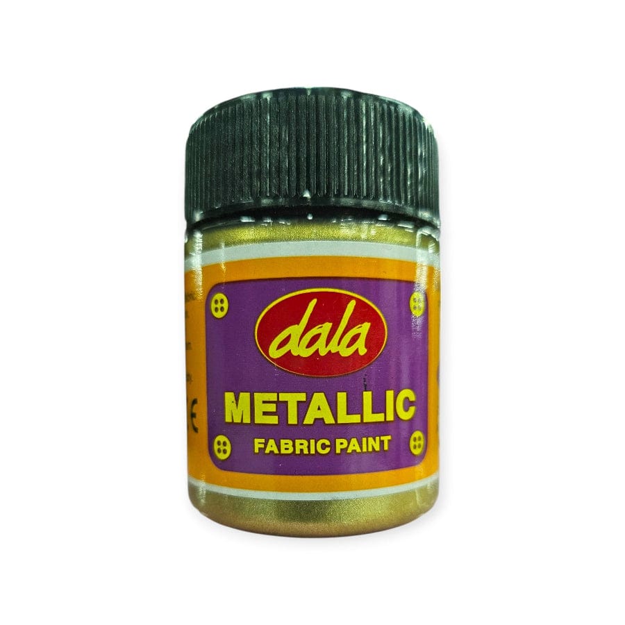 MHC WORLD Fabric Paint Gold Dala Metallic Fabric Paint 50ml