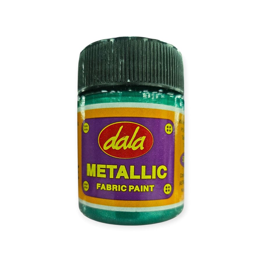 MHC WORLD Fabric Paint Green Dala Metallic Fabric Paint 50ml