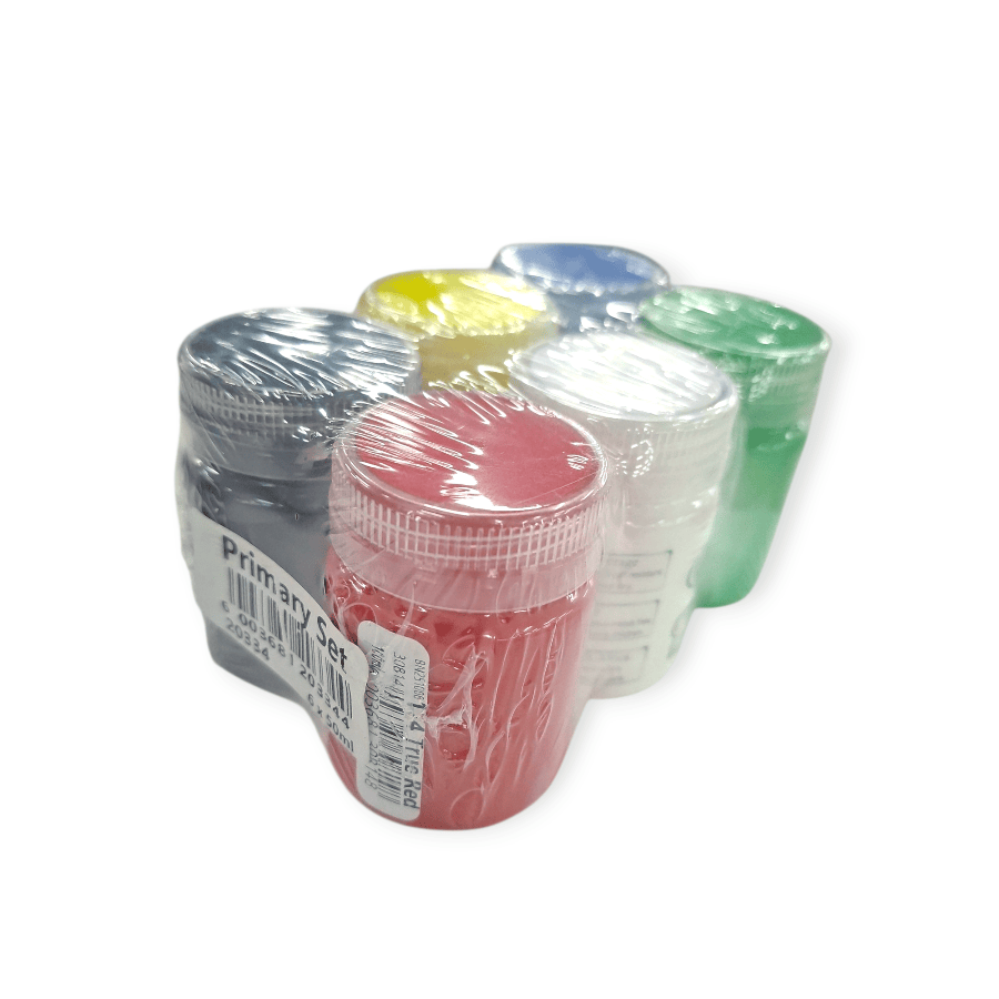 MHC WORLD Fabric Paint Primary Set Heritage 6pc Fabric paint 50ml