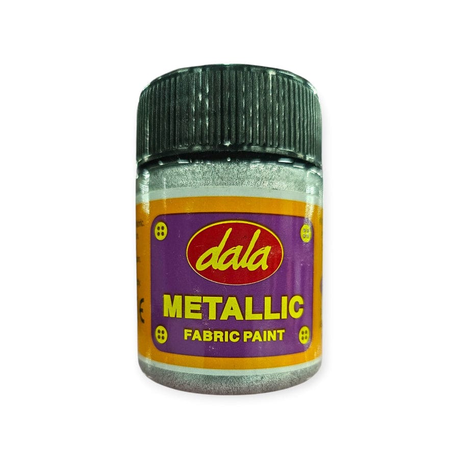 MHC WORLD Fabric Paint Silver Dala Metallic Fabric Paint 50ml