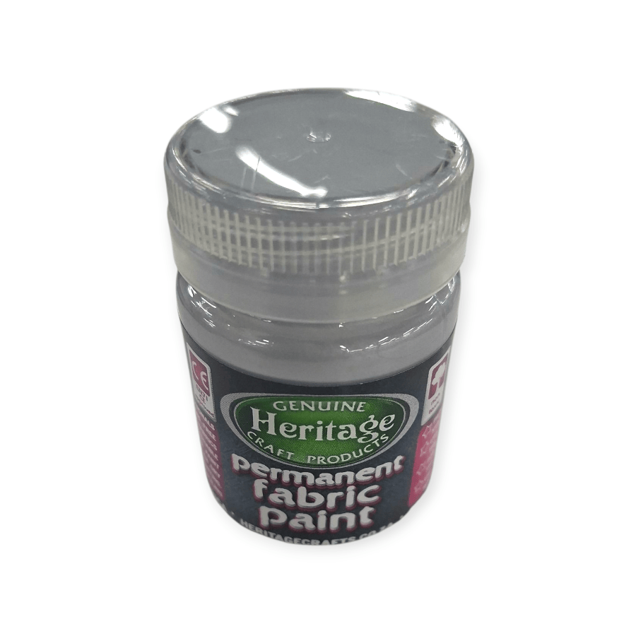 MHC WORLD Fabric Paint Silver Grey Heritage Fabric Paint 50ml