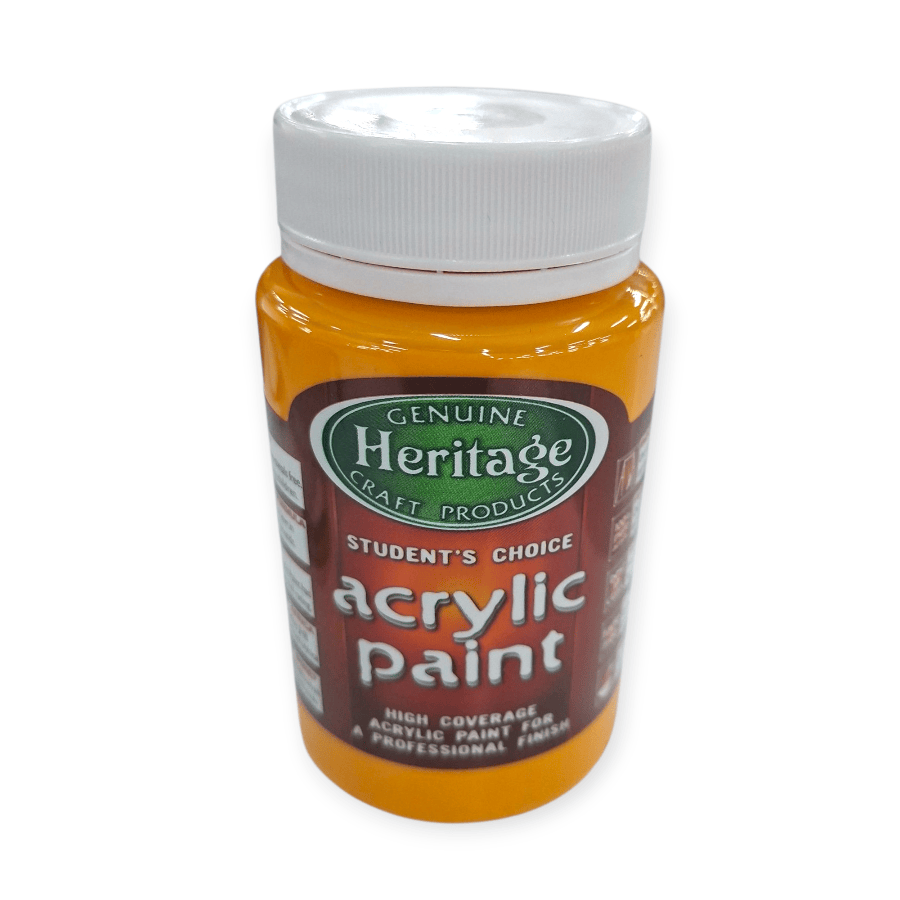 MHC WORLD Fabric Paint Sunset Yellow Heritage Student Acrylic paint  250ml