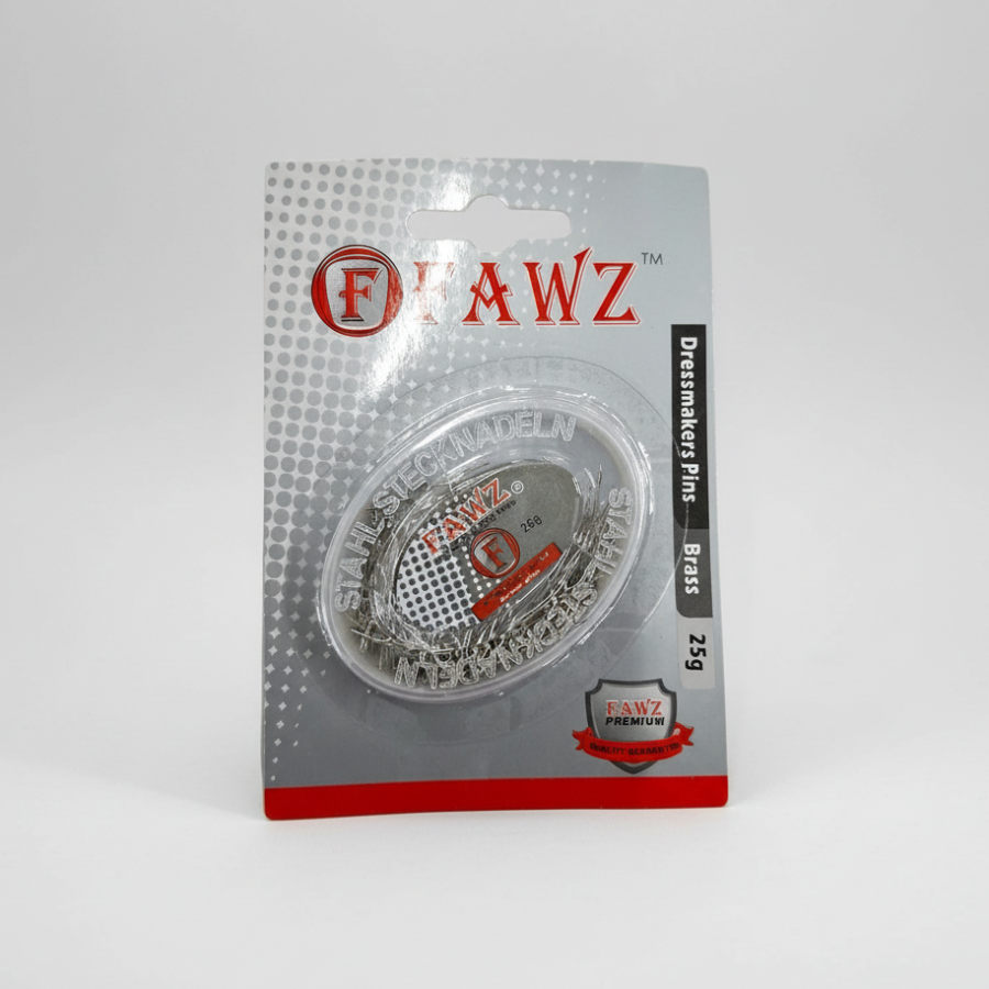 MHC World Fawz Dressmaking Pins Brass Fawz Dressmaking Pins