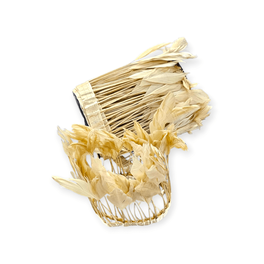 MHC WORLD Feather Trimming Nude Feather Trimming WTFT