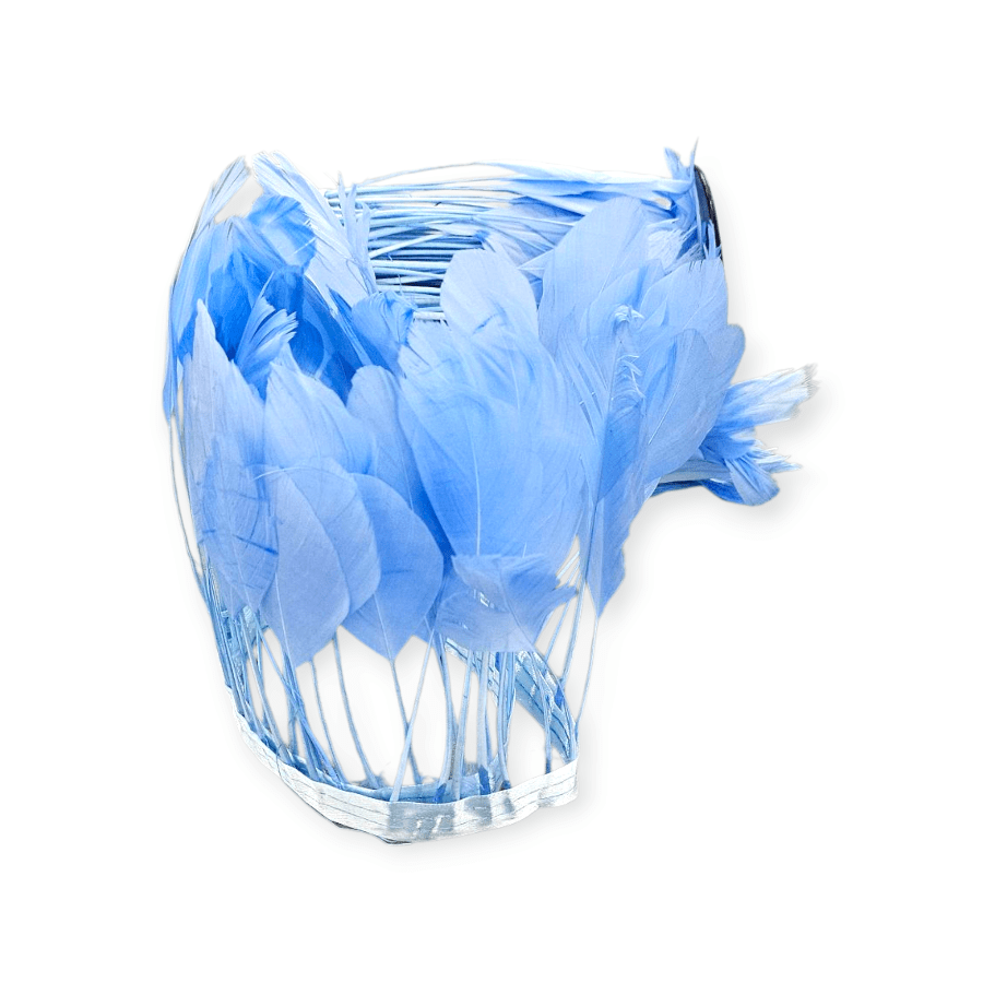 MHC WORLD Feather Trimming Powder Blue Feather Trimming WTFT