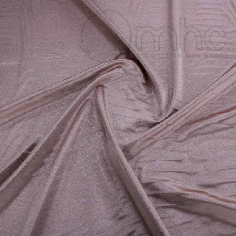MHC WORLD FERRAGAMO SATIN Pale Rose Ferrogamo Satin Fabric 150cm