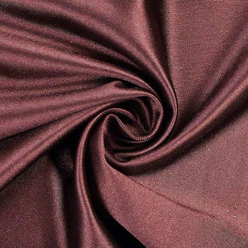 MHC WORLD FERRAGAMO SATIN Rum Raisin Ferrogamo Satin Fabric 150cm
