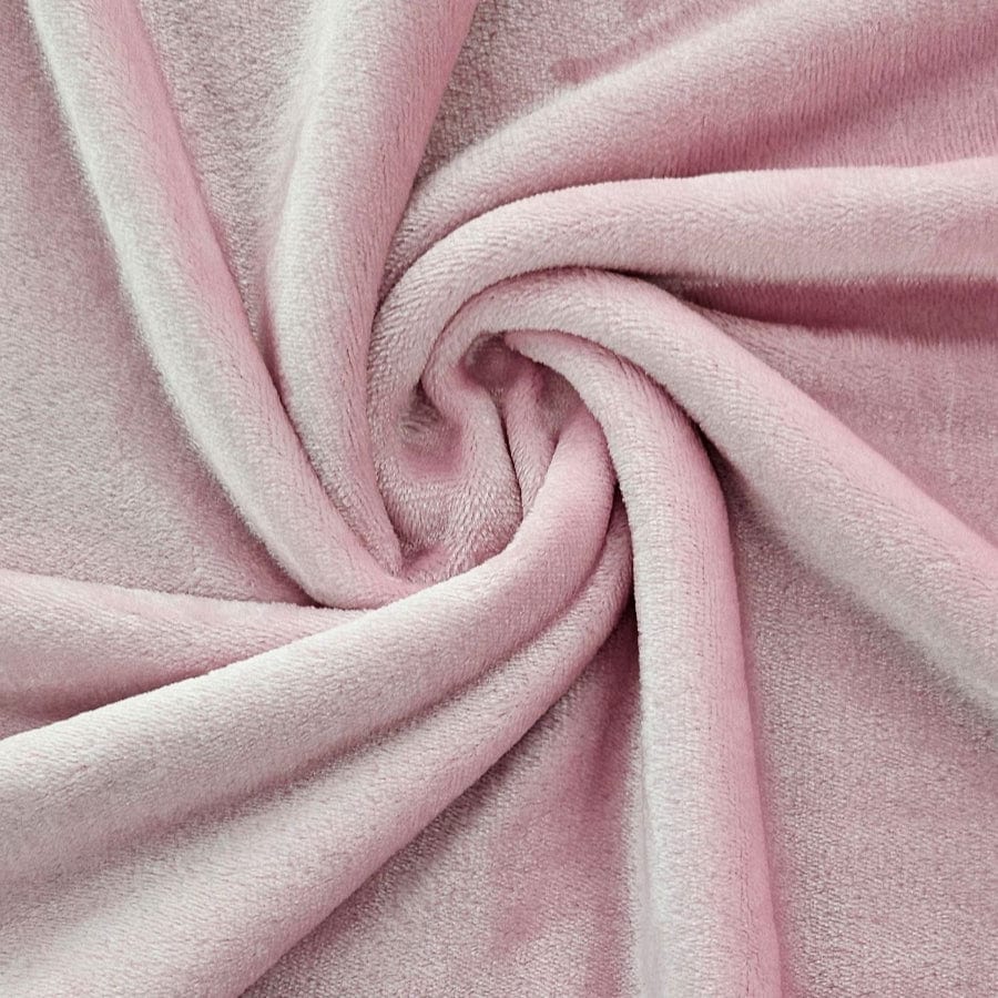 MHC WORLD Fleece Baby Pink Mongolian Fleece Fabric 150cm