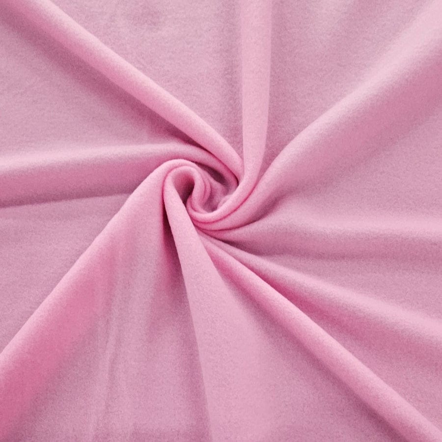 MHC WORLD Fleece Baby Pink Plain Polar Fleece Fabric 150cm