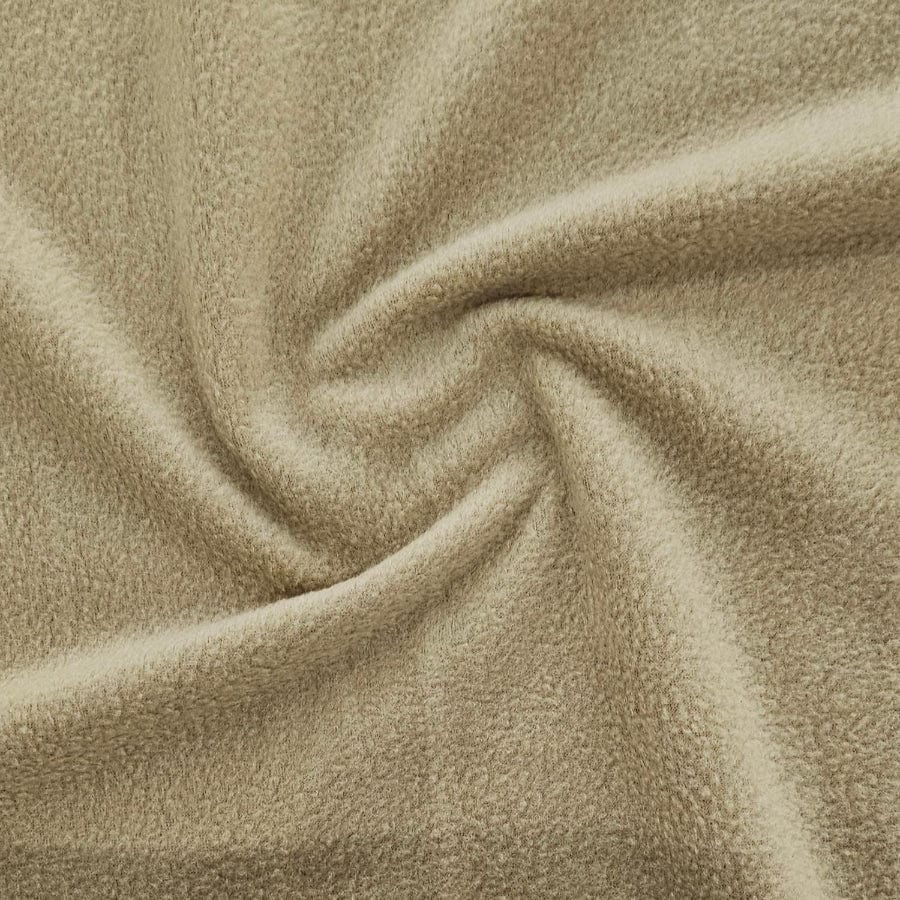 MHC WORLD Fleece Beige Plain Polar Fleece Fabric 150cm