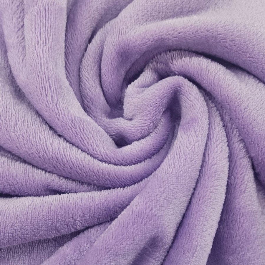 MHC WORLD Fleece Lilac Mongolian Fleece Fabric 150cm