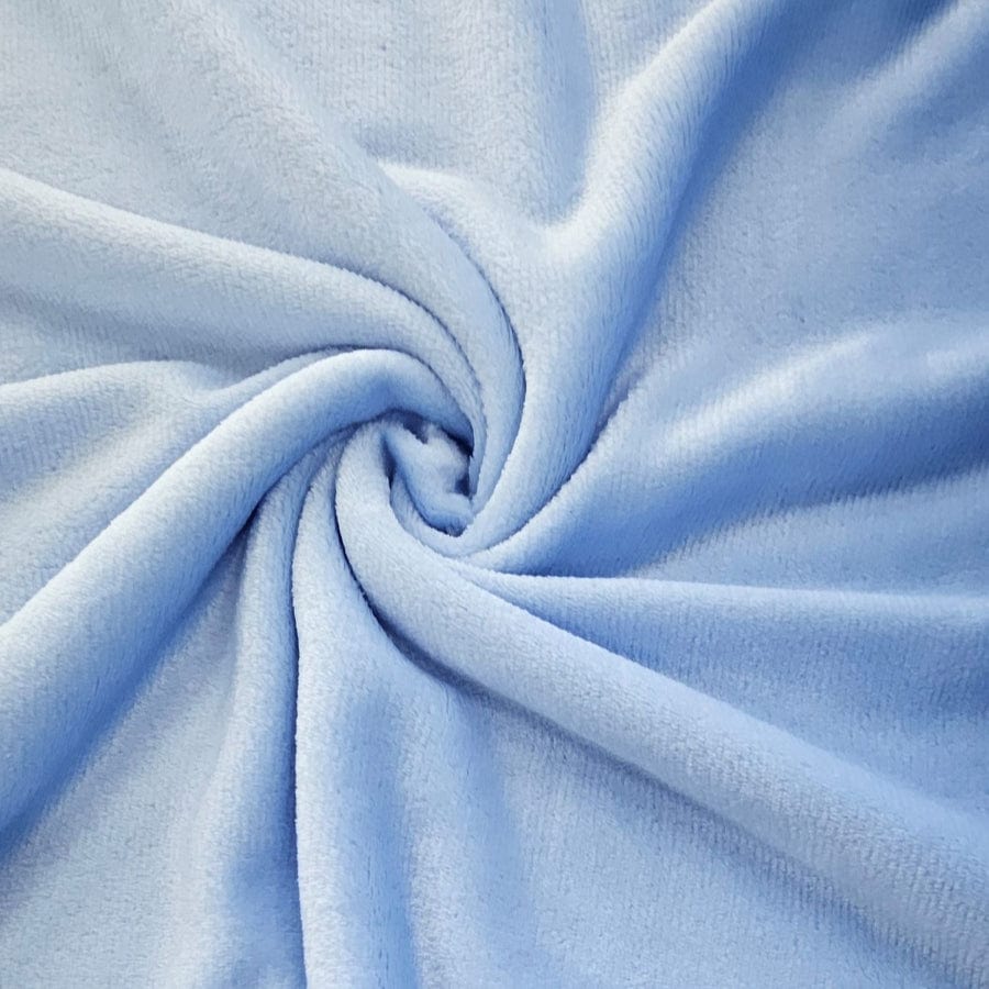 MHC WORLD Fleece Powder Blue Mongolian Fleece Fabric 150cm