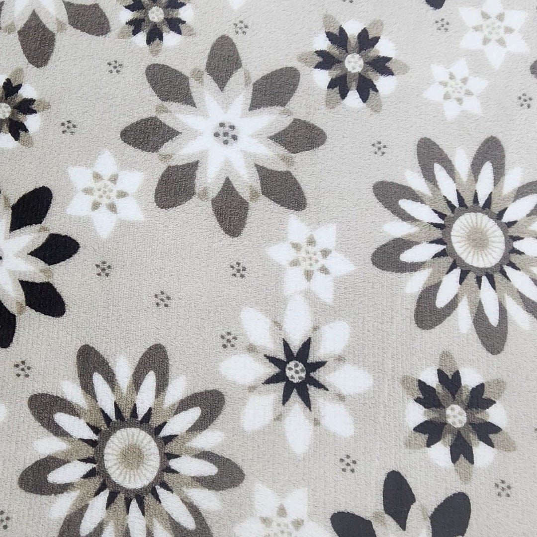 MHC WORLD Fleece Printed Mongolian Fleece Fabric 150cm Floral