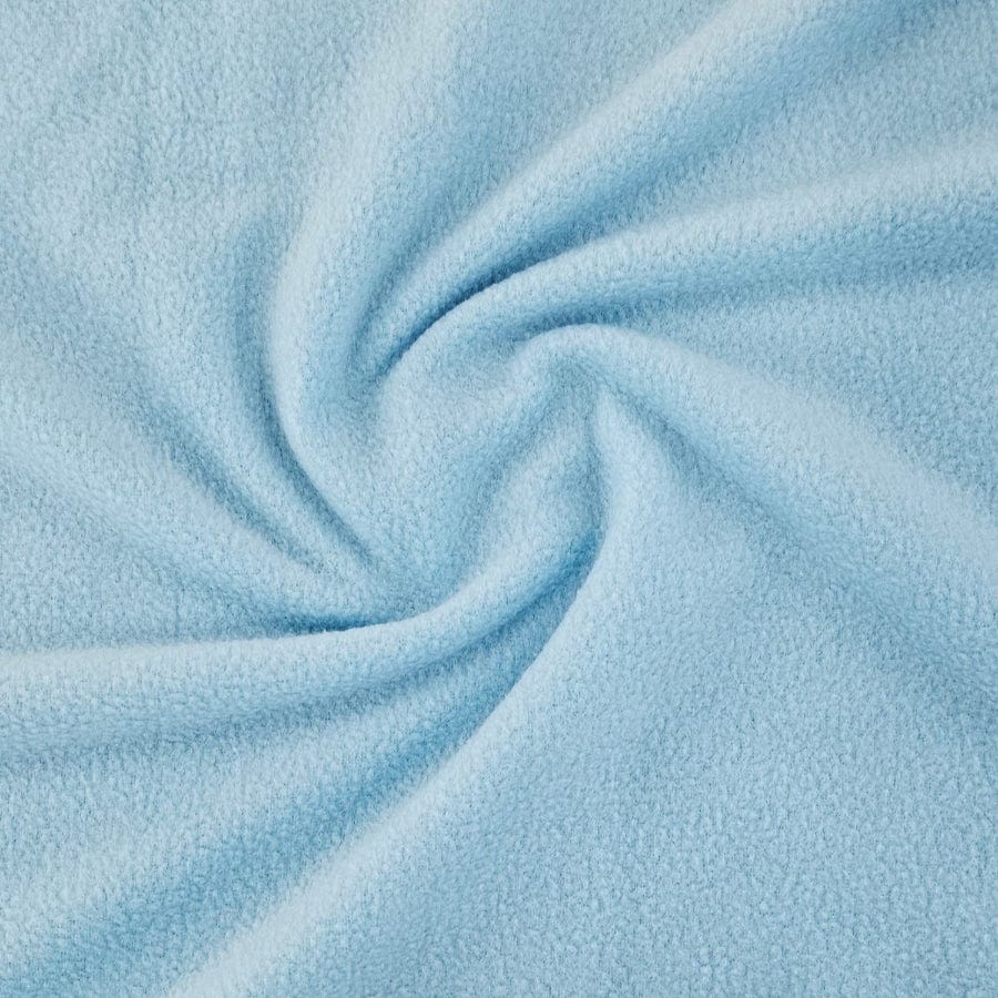 MHC WORLD Fleece Sky Blue Plain Polar Fleece Fabric 150cm