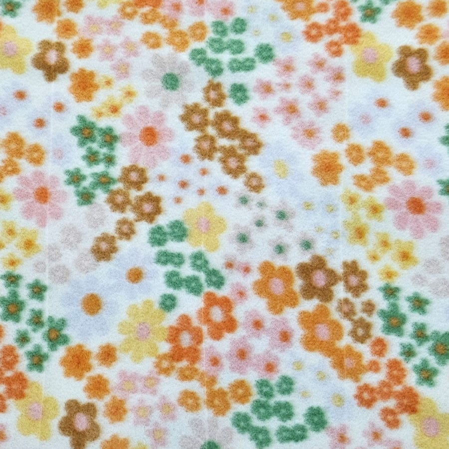 MHC WORLD Fleece Yellow / Green Printed Polar Fleece Fabric Check Blue/Black/Grey 150cm