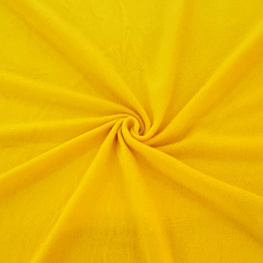 MHC WORLD Fleece Yellow Plain Polar Fleece Fabric 150cm