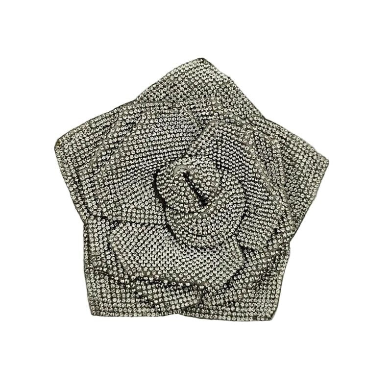 MHC WORLD Flowers 3DF-72 Silver Flowers 3DF-72