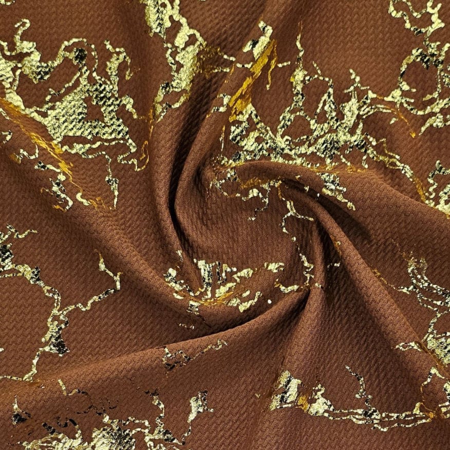 MHC WORLD FOIL BULLET CREPE Rust Foil Bullet Crepe 150cm