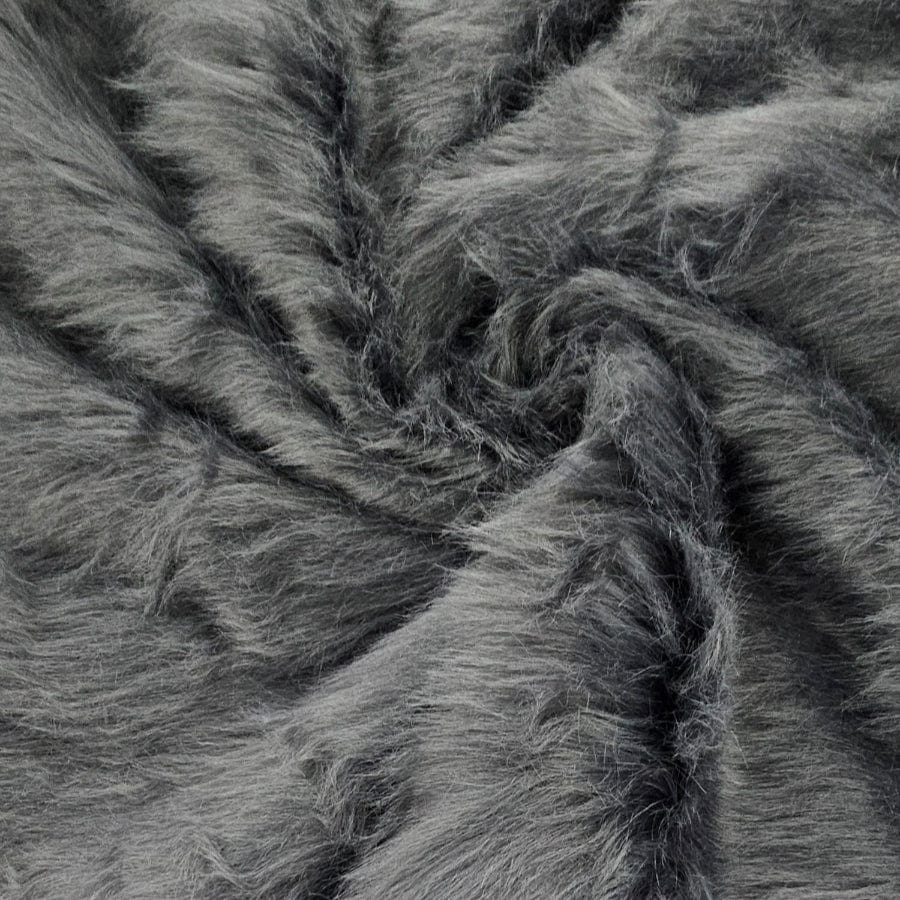 MHC WORLD FUR Charcoal Long Hair Fur 150 cm