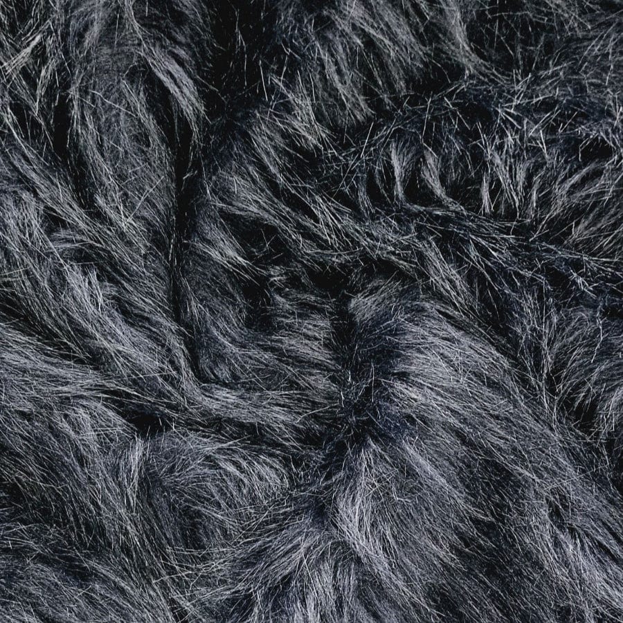 MHC WORLD FUR Navy Long Hair Fur 150 cm