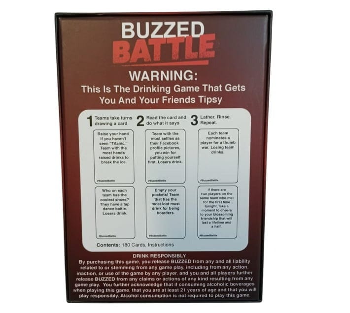 MHC World Game Buzzed Battle Card Game 0161-5 (7765034303577)