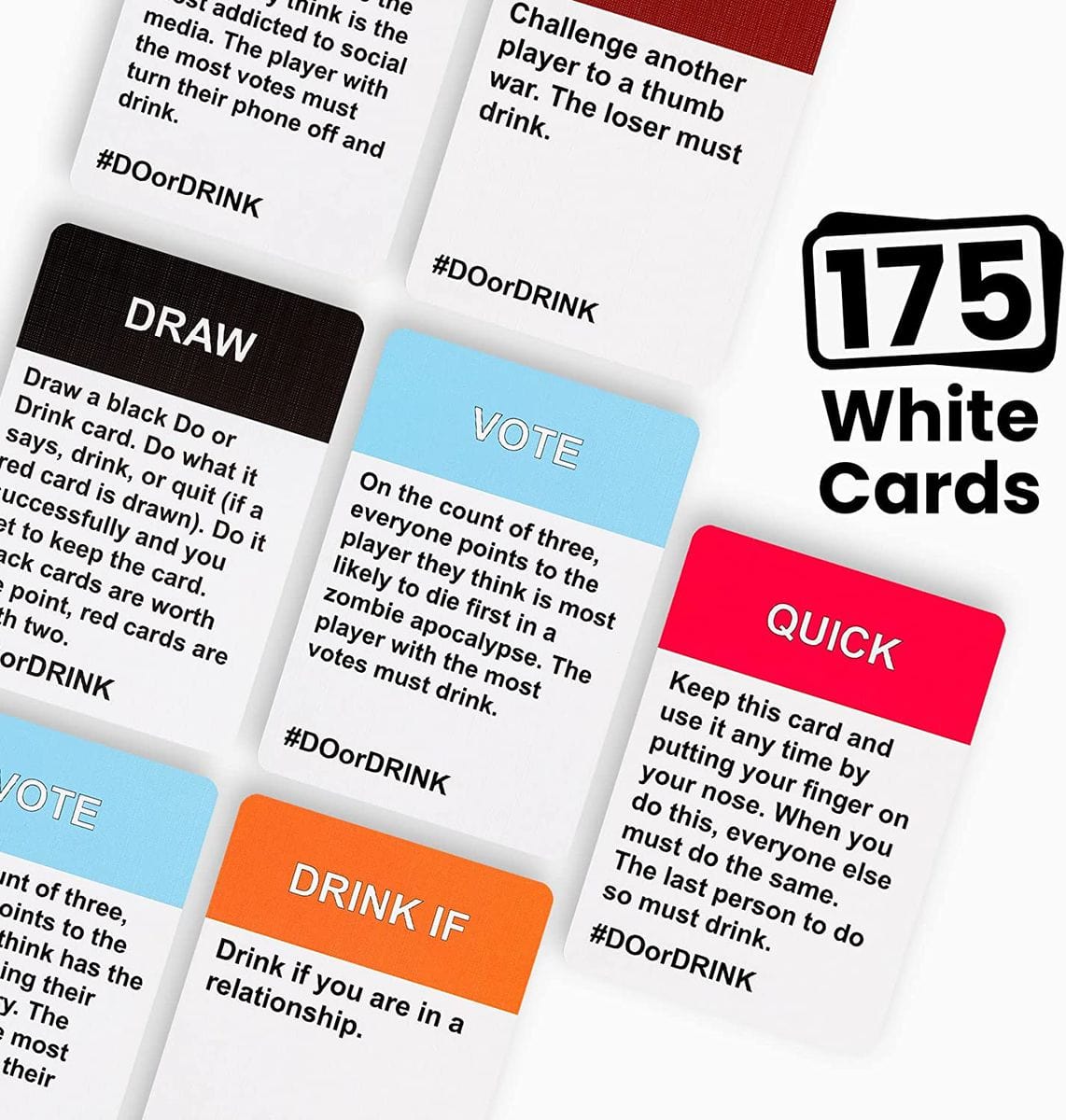 MHC World Game Do Or Drink Party Card Game Drinking Game 0162E-1 (7296102072409)