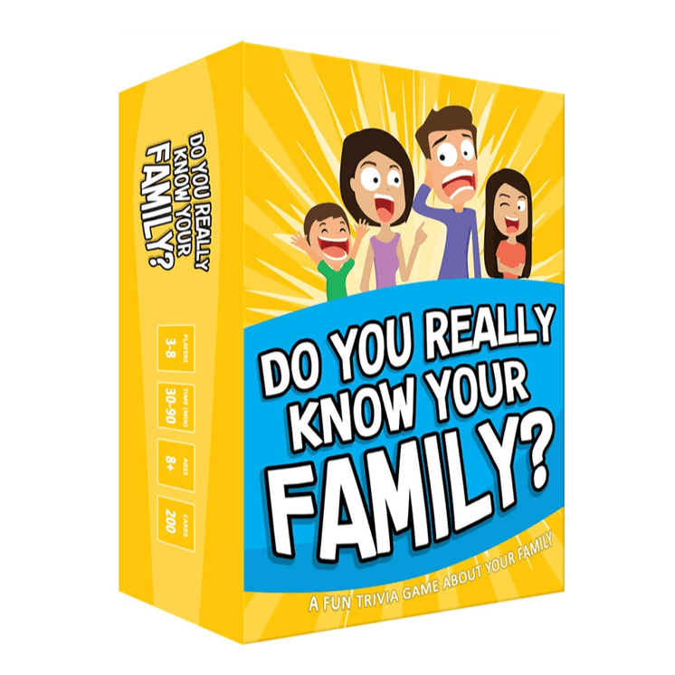 MHC World Game Do You Really Know Your Family Card Game 0162T (7765034696793)