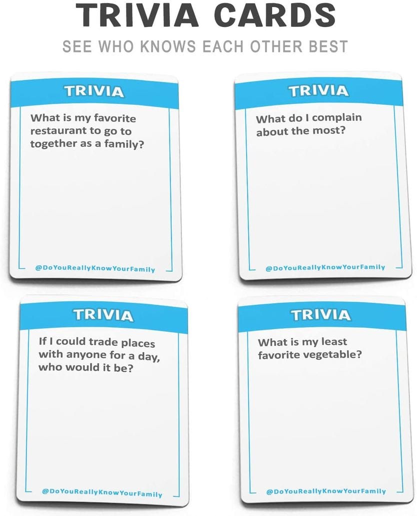 MHC World Game Do You Really Know Your Family Card Game 0162T (7765034696793)