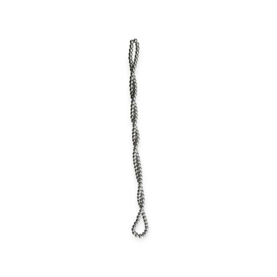 MHC WORLD Glass Pearl Beads Light Grey Glass Pearl Beads 8mm