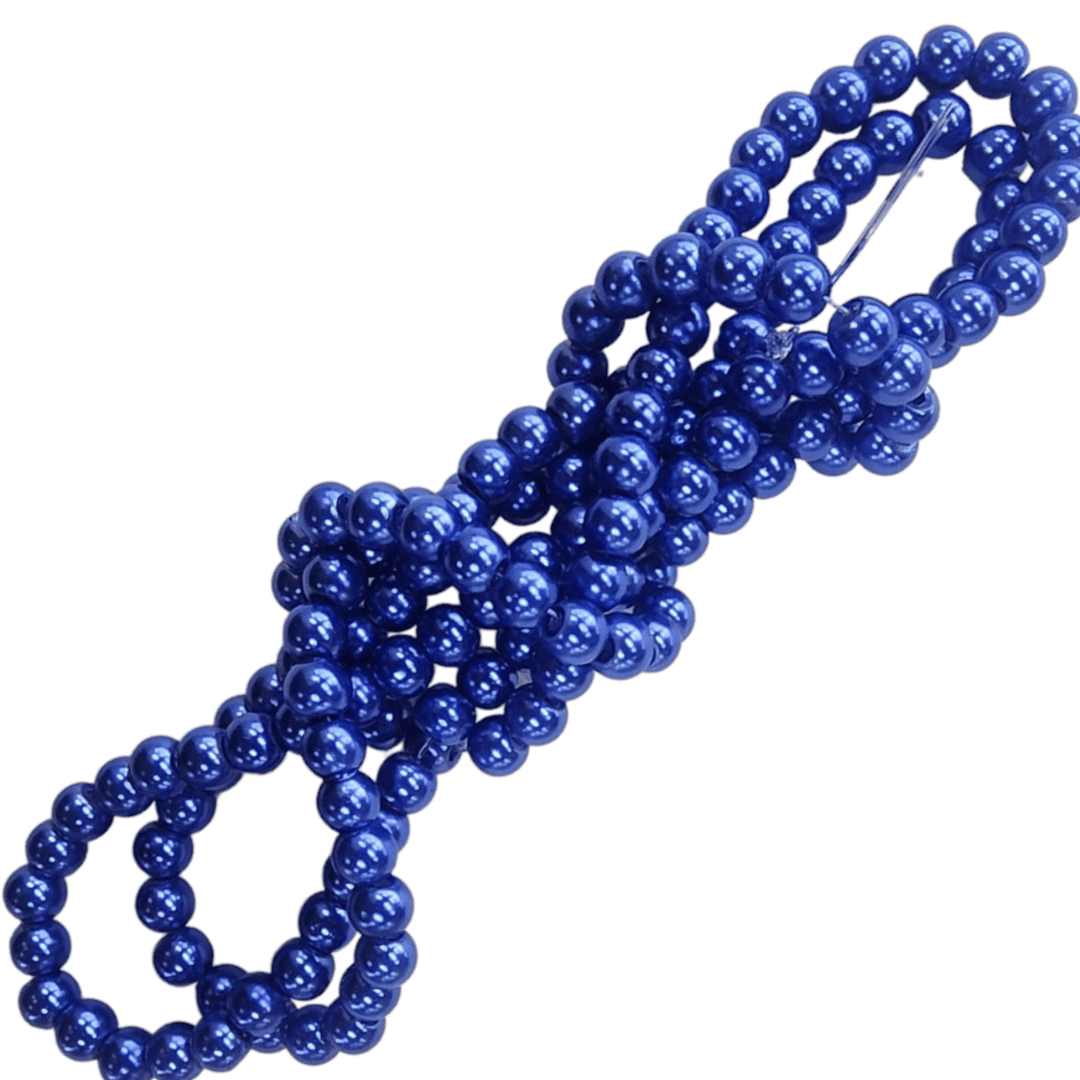 MHC WORLD Glass Pearl Beads Royal Glass Pearl Beads 8mm