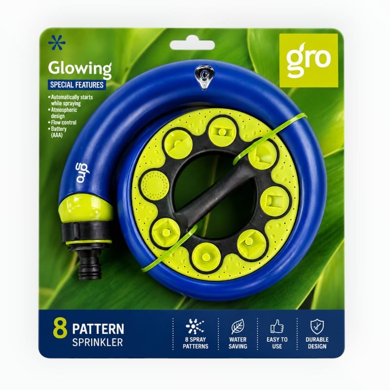 MHC World GLOWING SPRINKLER Growing Sprinkler 8 Pattern