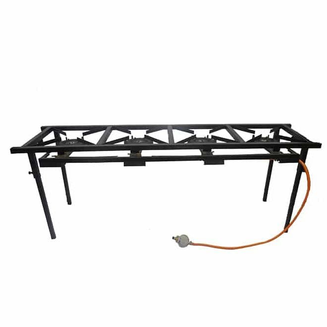 MHC World Griller Gas 3 Pot Boiling Table With Removable Legs