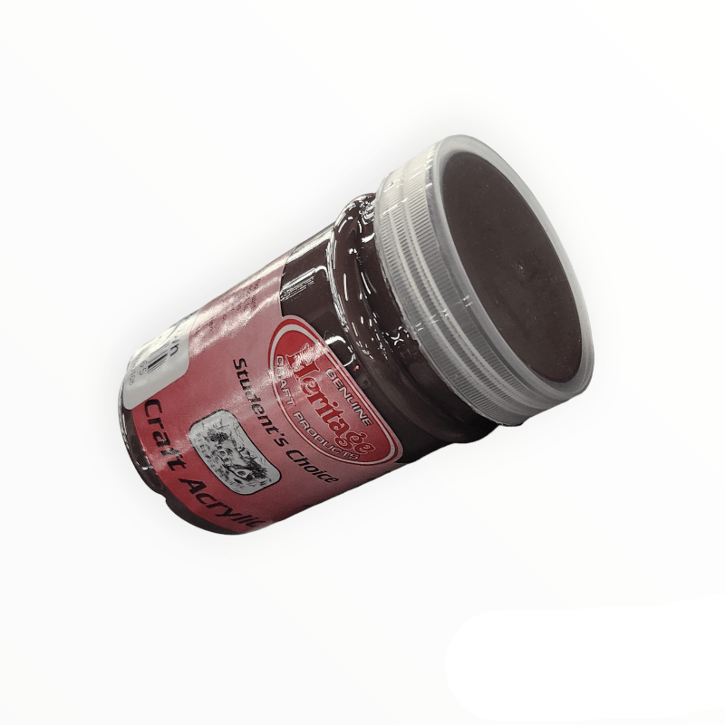 MHC World Heritage Craft Acrylic Paint Dark Brown 250ml (7483985985625)