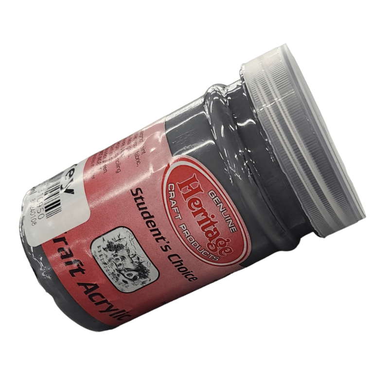 MHC World Heritage Craft Acrylic Paint Grey 250ml (7483986903129)